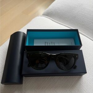 Warby Parker dark green sunglasses new